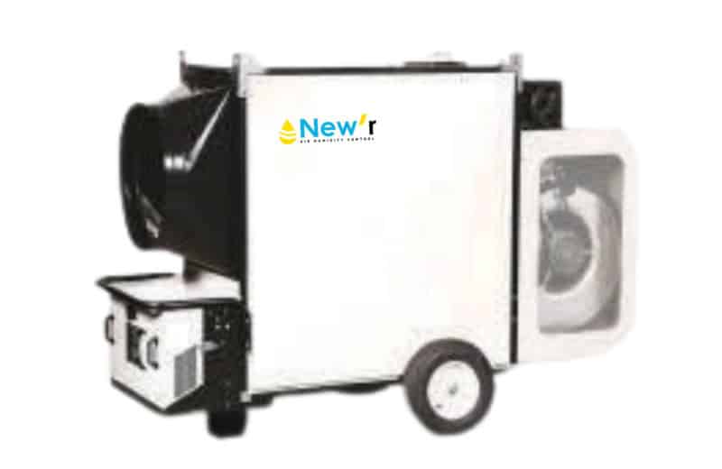 Chauffage soufflant au fioul pour chantier 145 kW