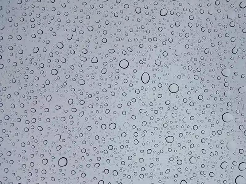 Gros plan sur le phénomène de condensation